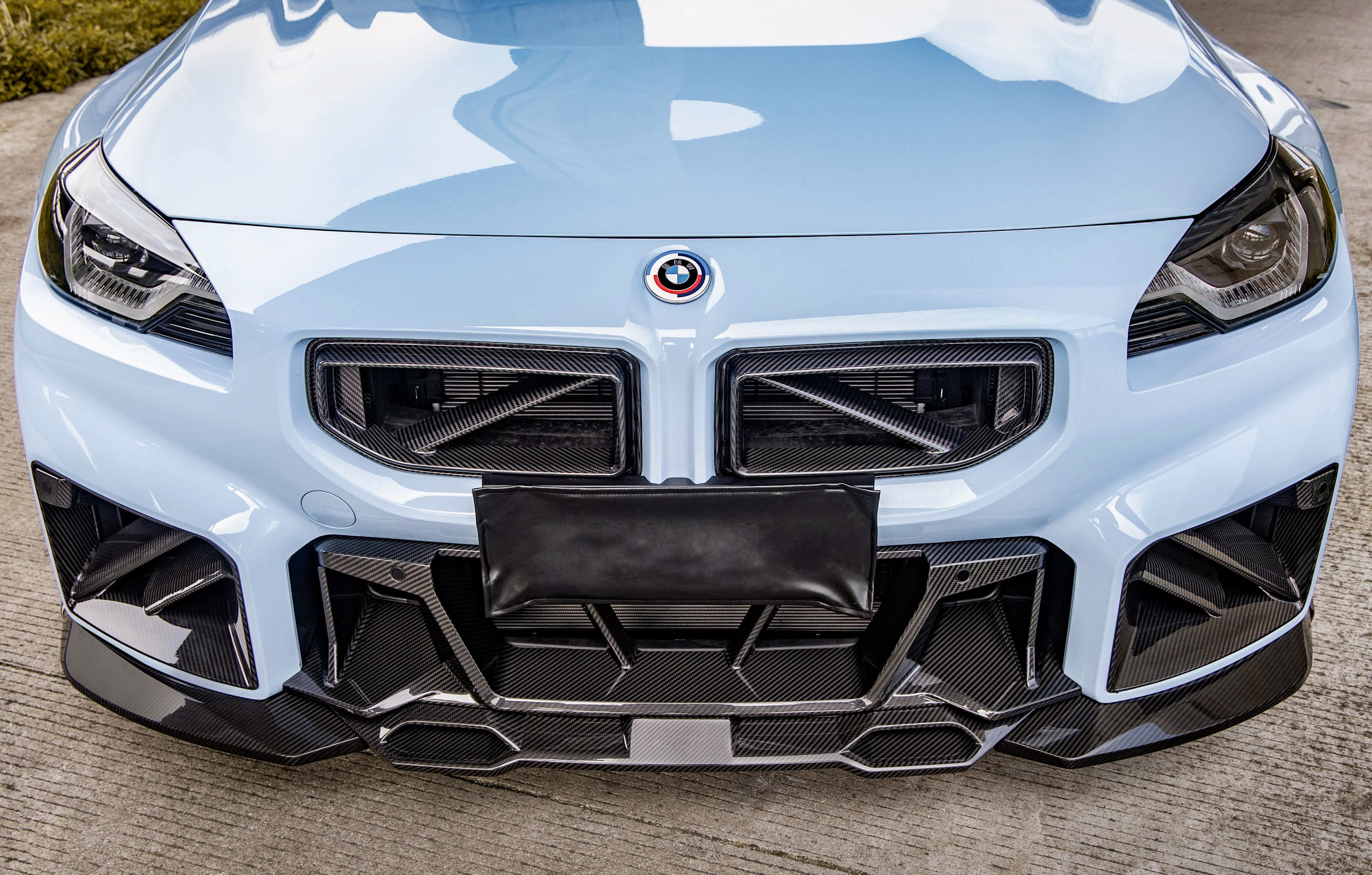 MAX CARBON Performance Echt Karbon Dry Carbon Prepreg Kühlergrill Nieren Ersatz Gitter für BMW M2 G87