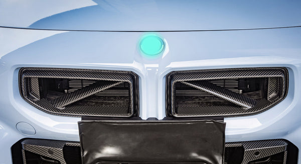 MAX CARBON Performance Real Dry Carbon Full Carbon Front Attachment Front Lip 3 Parts Set Suitable for BMW M2 G87