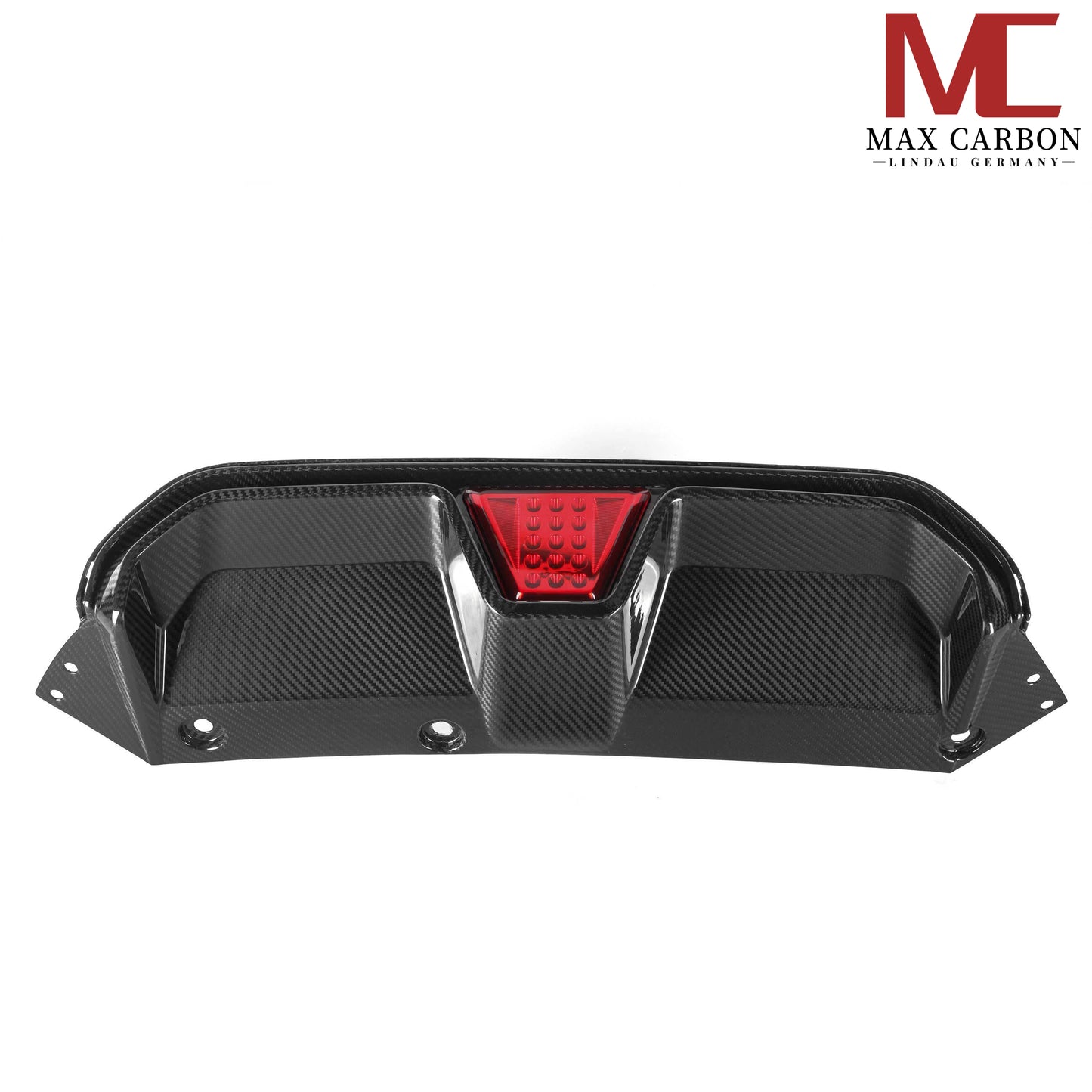 Diffuseur arrière en carbone sec MAX CARBON adapté à BMW M5 F90 incl. LCI et CS avec LED 