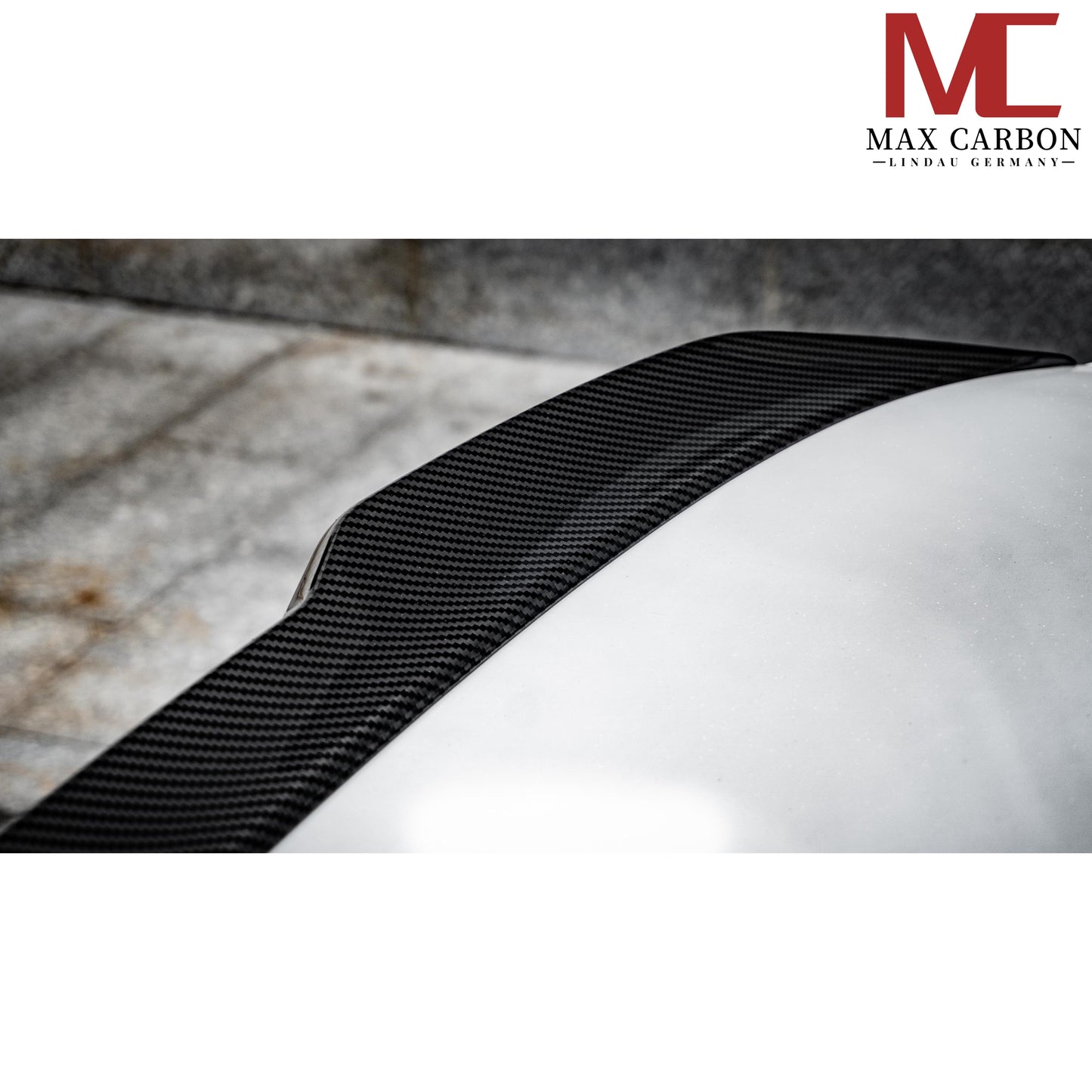MAX CARBON Dry Carbon Rear Spoiler Lip Rear Spoiler suitable for BMW 5 Series G30 M5 F90 incl. LCI and CS 