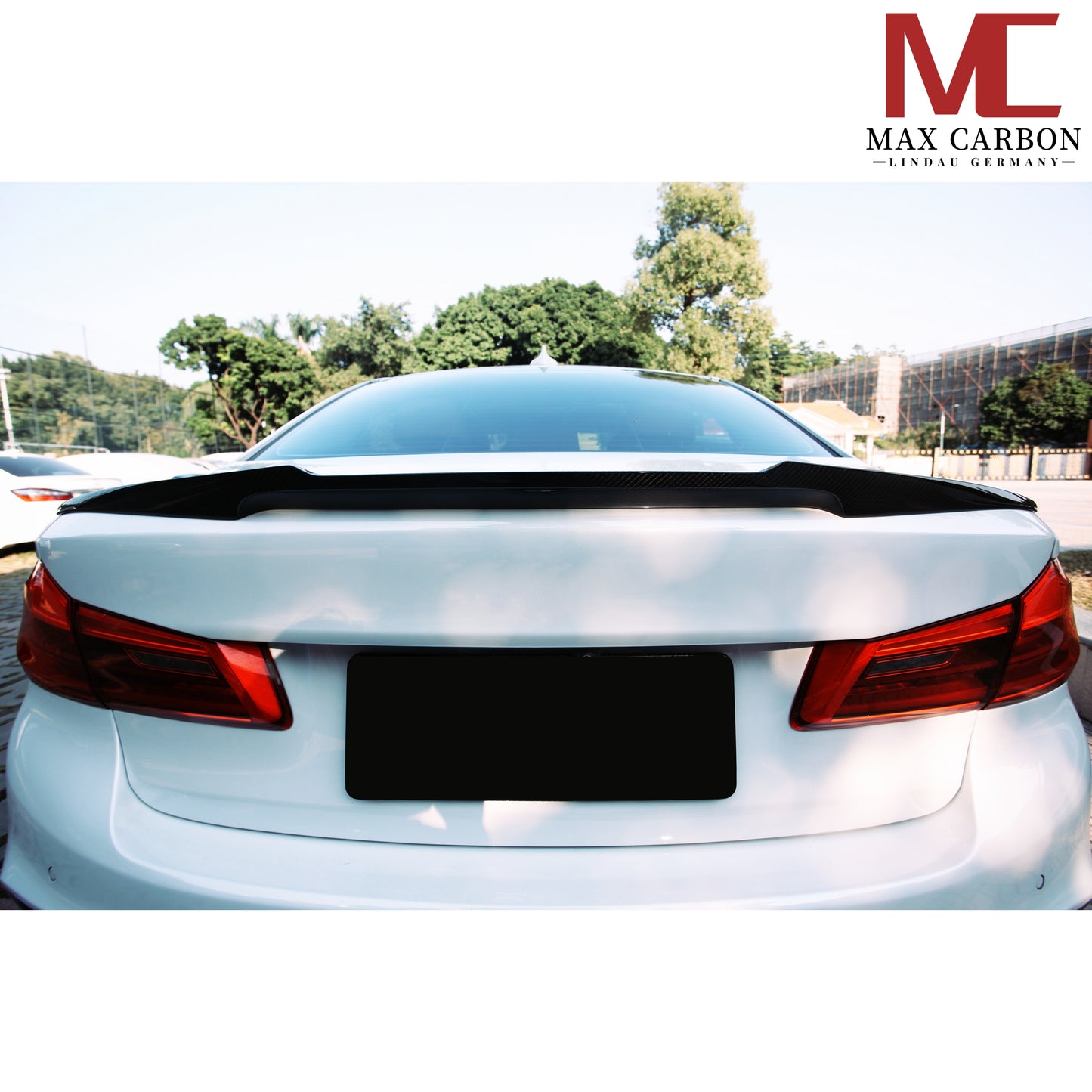 MAX CARBON Dry Carbon Heck Spoiler Lippe Heckspoiler passend für BMW M5 F90 inkl. CS G30 LCI