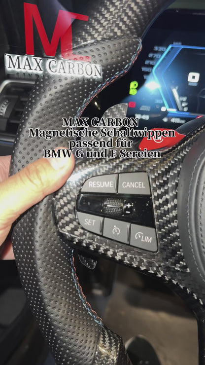MAX CARBON Clubsport Magnetische Schaltwippen aus dem Rennsport für fast alle BMW UND MINI F- UND G- Serien Modelle inkl. M Fahrzeug