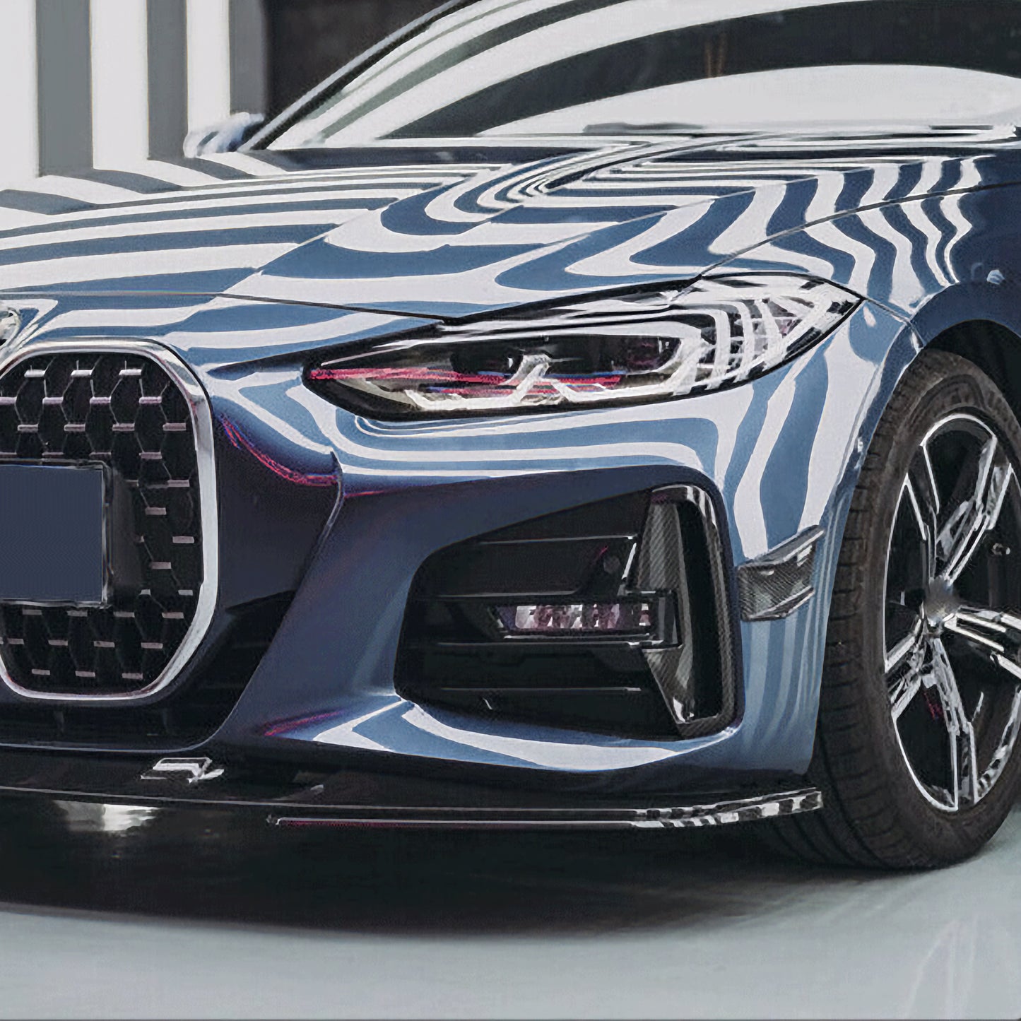 MAX CARBON Performance Flaps Avant Lèvre avant d'angle Performance pour BMW G22 G23 G26
